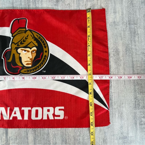Vintage Ottawa Senators Mini Flag Rare 18”x12.5” NHL Hockey - Picture 5 of 6